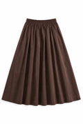 JUPE SIGNATURE MARRON