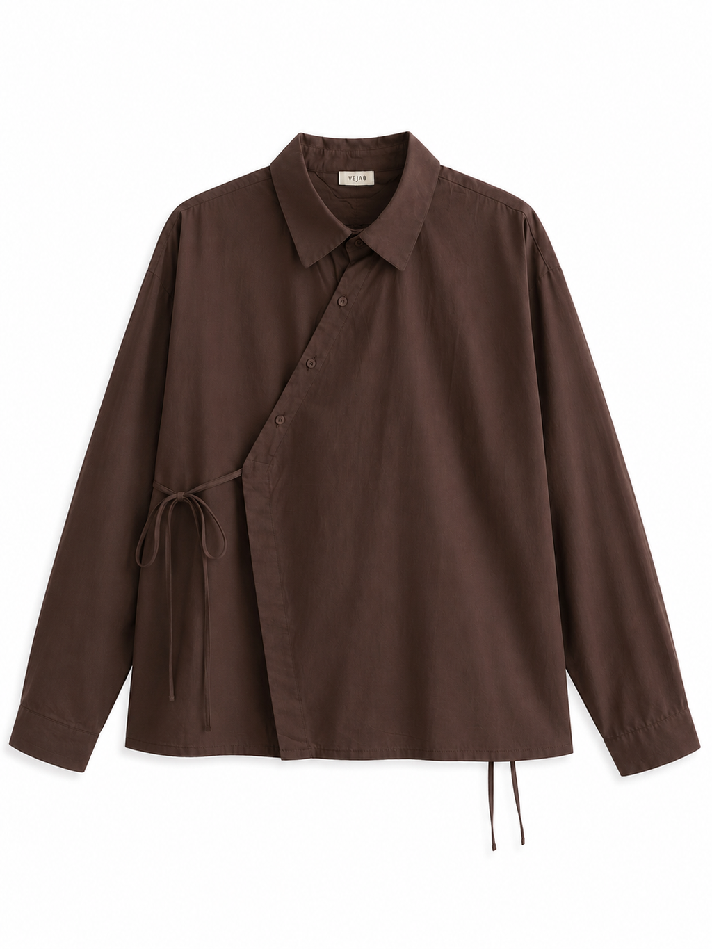 CHEMISE PORTEFEUILLE MARRON