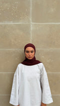 JERSEY BAMBOU BORDEAUX