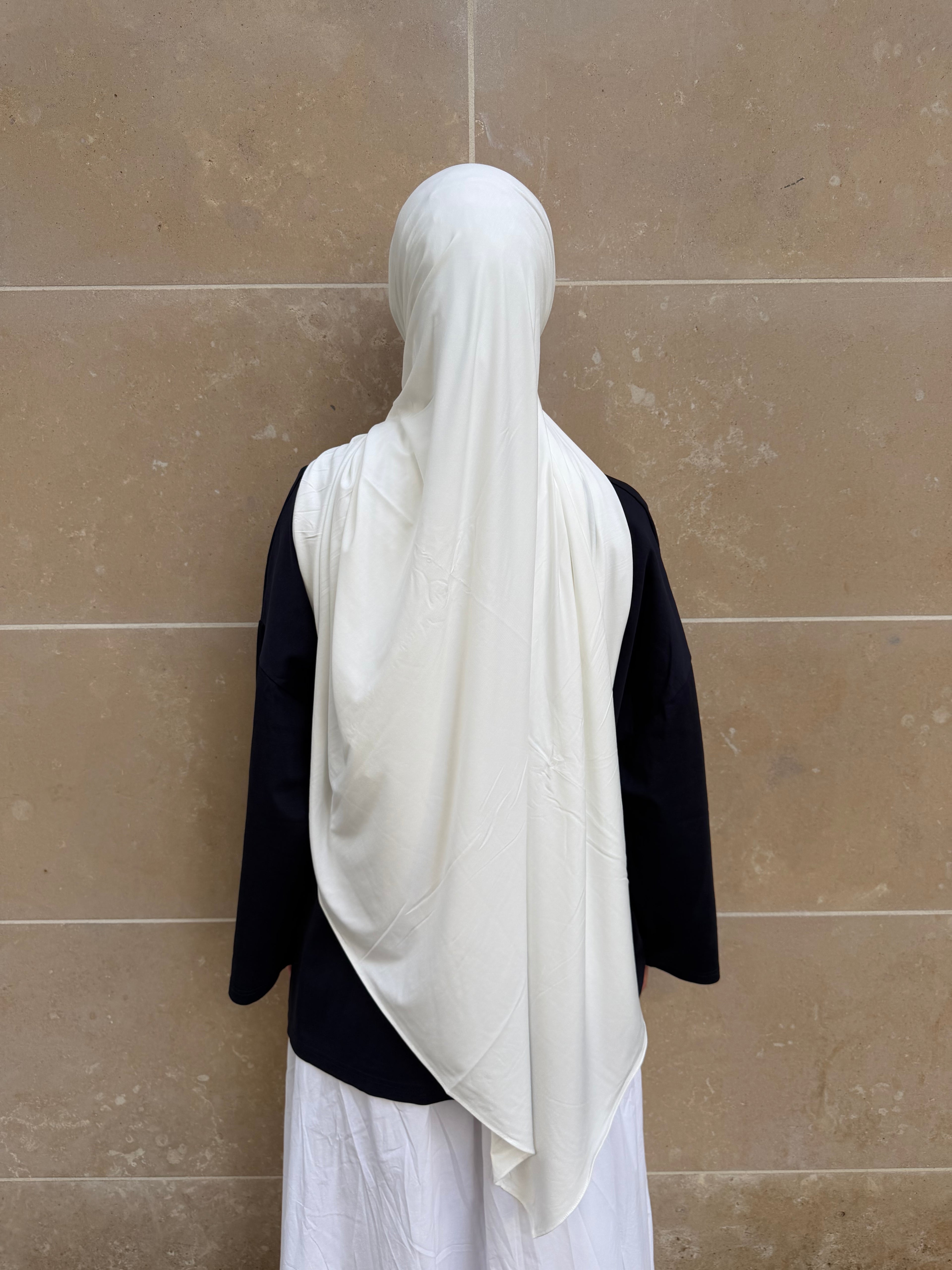 JERSEY BAMBOU BLANC GIVRE